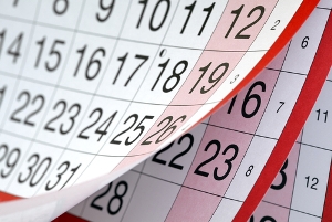 Calendar of application deadlines